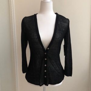 NIC+ZOE Black cardigan